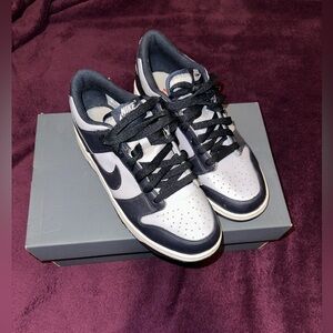 Nike Navy Blue and Gray Sneakers
